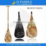 The Most Durable And Strongest Bent Timber Shaft Carbon Fiber Outrigger Canoe Paddle thumbnail-2