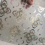 Стекло с кислотной травлением в узор цветов thumbnail-4