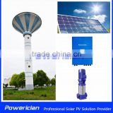 Powerician 45KW Solar Pumping System Rated Flow 95CBM/h Head 117m Solar Water System NO.AK95-117-45K