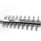Chrome Plated Brass Eighteen Way Aquarium Steel Valve With 8mm Connector thumbnail-5