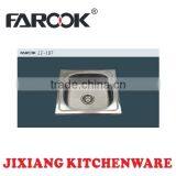 JZ-187 46x42cm Small Size Square Sink Stainless Steel for Kitchen thumbnail-1