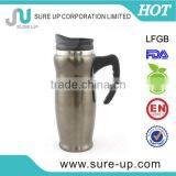 Practical Double Wall Vacuum Office Stainless Steel Coffee Car Mug thumbnail-1
