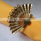 Cheap Gold Fan Napkin Ring thumbnail-2
