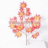 SJ071210 Red Maple Tree Branches/fabic Maple Tree Leaves for Maple Tree Making thumbnail-1