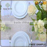 Fashionable Wedding Golden Sequin Yellow Table Runner thumbnail-2