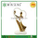 Lover Dancing Heart Shaped Ceramic Wedding Decoration thumbnail-2