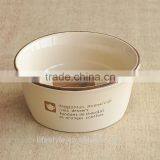 Stoneware Pet Dish With Decal thumbnail-1