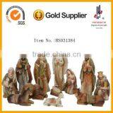 8 Inch Resin Wood Grain Copy Religious Craft China Nativity Set thumbnail-1