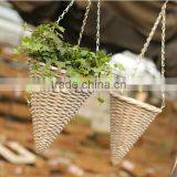Wholesale Cheap Rustic Willow Hanging Baskets thumbnail-1