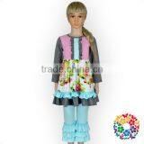 100 Cotton Fall Long Sleeve Baby Girl Dresses Wholesale Kids Children Frocks Designs thumbnail-4