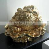 FRP Gold Frog Statue thumbnail-3