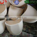 White Ceramic Rope Hanging Planter Set With 4 Flower Pots Plant Containers thumbnail-6