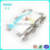 KM-VP11 Factory Wholesale Custom Shape Acrylic Photo Frame New Mosaic L Shape Tawny Frame thumbnail-3