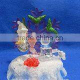 2015Dongguan Acrylic LED Color-changing Snowman and Snowflake thumbnail-1