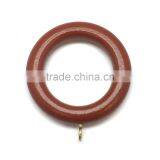 Dark Brown Coated High Quality Wooden Curtain Rod Ring ID45mm/OD70mm thumbnail-3