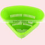 Food Grade Kitchenware Triangle Plastic Rice Colander thumbnail-3