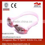 Adjustable Durable Hot Sale Custom Waterproof Flexible Frame Swimming Goggles thumbnail-5