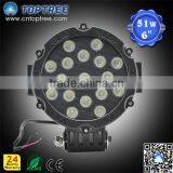 Heavy Duty Machine 51w LED Work Light 9-32V Rectangular 12V LED Work Light/lamp for Tractor,Car,ATV,Forklift,Mining thumbnail-1