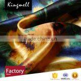 Elegant Digital Printed Silk Scarf for Ladies in Spring and Autumn thumbnail-2