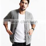 Custom 100% Cotton Long Thick Knitted Sweater Men Cardigan Sweater thumbnail-5