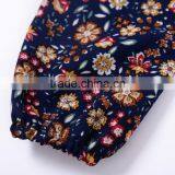 Infant Babies Cotton Tassel Jumpsuits Long Sleeve Floral Romper thumbnail-3