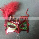 Feathered Venetian Party Mask for Sale thumbnail-1