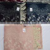 Vogue Hot Winter Stylish Jacquard Acrylic Paisley Floral Pashmina Scarf for Lady thumbnail-2