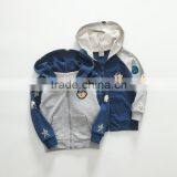Zm40669b Plain European Design Children New Color Matching Coat thumbnail-1