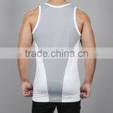 Drop Arm Hole Screen Printed Gym Tank Top thumbnail-3