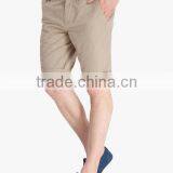 Men Woven Stylish Fancy Shorts Solid Beige Customized Shorts thumbnail-3