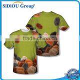 Sublimation 3D Lion Printing T-shirt Round Neck Short Sleeve T-shirt thumbnail-1