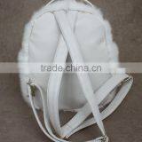 Myfur Luxury Real Mink Fur Lady Backpack Handbag Leather Bag Wholesale thumbnail-3