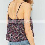 Pins & Needles Loose Fit Button Floral Printed Scallop Edges Cami Strappy Tanks thumbnail-4