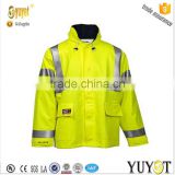 fluorescent taped fireproof PVC coating lightweight workwear jacket