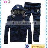 Long Sleeve Custom Design Jogging Suit Brushed Cotton Men Winter Jacket thumbnail-3