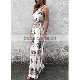 2017 New Side Slit Dress Summer Beach Fashion Chiffon Women Long Dress thumbnail-2