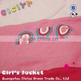 New Styled Adult CVC 100%cotton Zip up Design Women Stand Collar Jacket Wholesale thumbnail-2