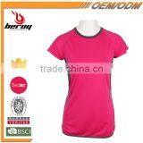 Comfort and Breathable Cotton Summer Woman T-shirt for Sports Fitness thumbnail-1