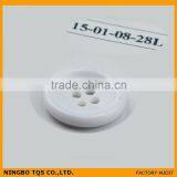 Pearl White Ladies Fur Coat Button thumbnail-3