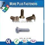 Made in Taiwan Machine Screw Metric DIN 963 DIN EN ISO 2009 Slotted Flat Head Countersunk thumbnail-5