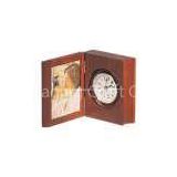 Folding Clock Stand Wooden Photo Frame