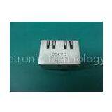 1 x 2 Port 90 Female To Female RJ45 Connector With Internal Magnetics thumbnail-1