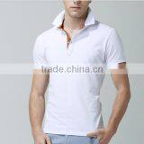 2016 New Design Man Polo t Shirt ,pure Color Lapel t Shirt ,offer Sample thumbnail-2