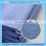 XFY-RL162 Navy Washing Fluorescence Pigment Dye Rayon Linen Fabric Wholesale Linen Fabric