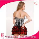Factory Price strap lace corset back prom dresses
