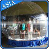 Christmas Promotion PVC Tarpaulin Inflatable Snow Globe, Giant Inflatable Human Snowglobe With Advertising Background thumbnail-3