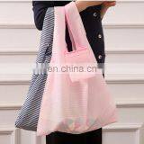 Environmental Protection Foldingshopping Bags Oxford Cloth Stripes With Handle thumbnail-1