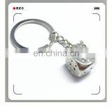 Custom Made Cheap Metal Dice Keychain