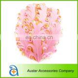 3 Tones TOURQUOISE/LIME/WHITE Curly Goose Feather Pads,Nagoire Feather Pads for Baby DIY Headband thumbnail-5