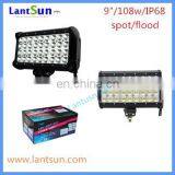 LED Auxiliary Lights 9inch 108w Quad Row Waterproof IP68 One Year Warranty thumbnail-2